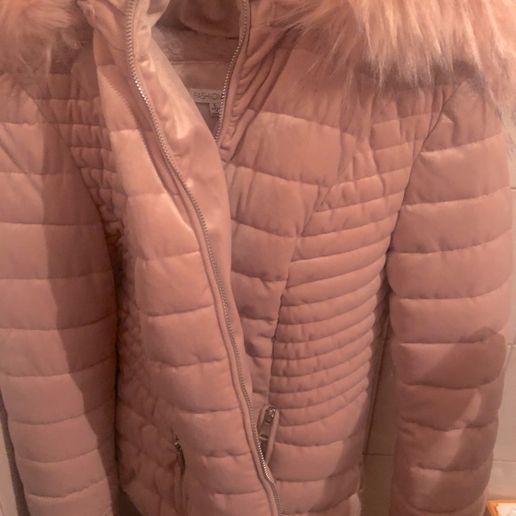 Pink Puffer Coat - Picture 3 of 3